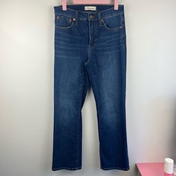 Madewell Cali Demi-Boot Jeans in Lockwood Wash Womens size 26 - Picture 2 of 9